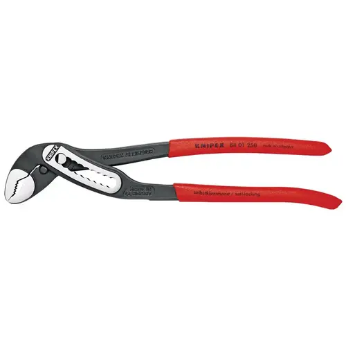 Water Pump Pliers Alligator 10" Chrome Vanadium Steel Red