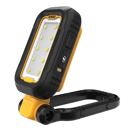 Rechargeable LED Task Light, 1000 lumens, Yellow, Plastic Rechargeable LED Task Light, 1000 lumens, Yellow, Plastic