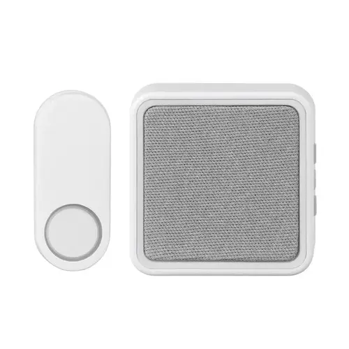 18000150 WRLESS BATTERY DRBELL KIT WHT PLASTIC Matte 18000150 WRLESS BATTERY DRBELL KIT WHT PLASTIC Matte