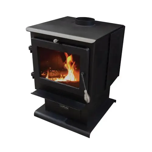 Stove EPA Certified 2500 sq ft Pedestal Wood Burning