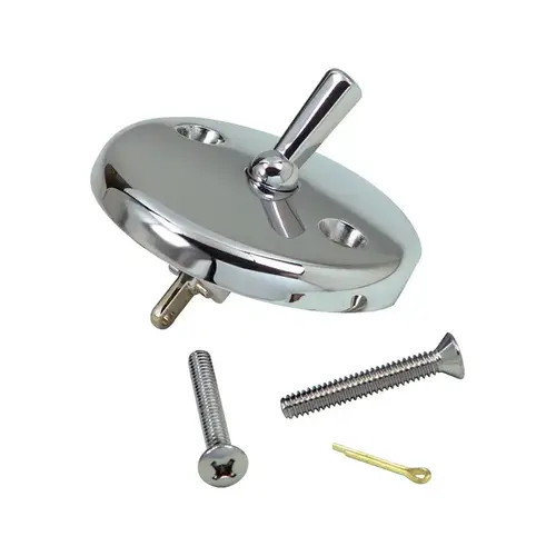 Overflow Faceplate 2" D X 3.15" L Metal Chrome Overflow Faceplate 2" D X 3.15" L Metal Chrome