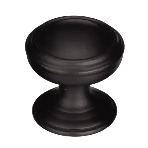 1-1/4" (32 mm) Diameter Revitalize Cabinet Knob Black Bronze Finish 1-1/4" (32 mm) Diameter Revitalize Cabinet Knob Black Bronze Finish