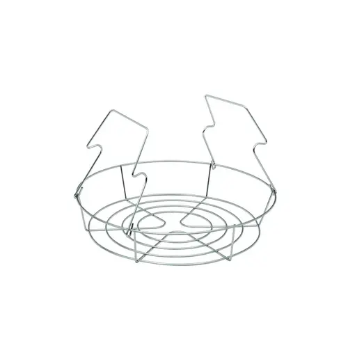 0715-4 Canner Jar Rack, Steel, Chrome Silver