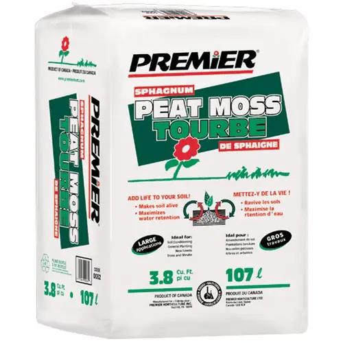Sphagnum Peat Moss Organic 3.8 ft