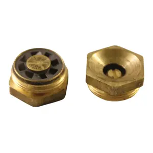 CHAMPION IRRIG DIV ARROWHEAD BRASS SF-C Sprinkler Nozzle Brass 15 ft. Full-Circle Gold Pair