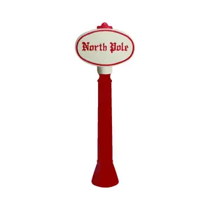 Union Products 76940 Sign Blow Mold Red/White North Pole 45" Red/White