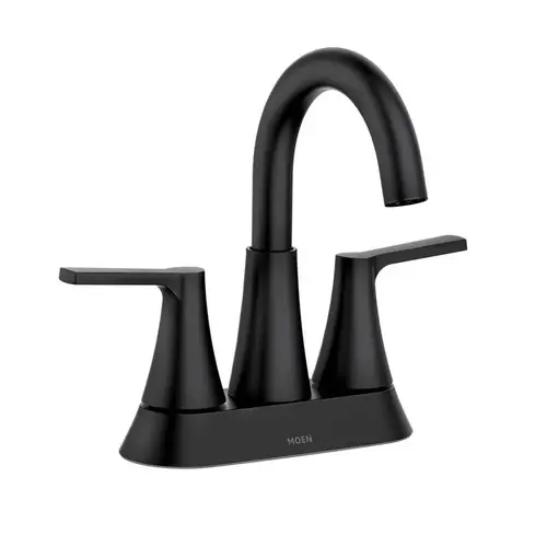 Mikah 84311 Series Bathroom Faucet, 1.2 gpm, 2-Faucet Handle, 3-Faucet Hole, Metal, Matte Black Mikah 84311 Series Bathroom Faucet, 1.2 gpm, 2-Faucet Handle, 3-Faucet Hole, Metal, Matte Black