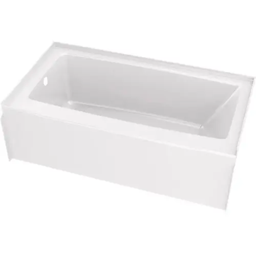 Classic 500 60 in. Left Drain Rectangular Alcove Bathtub in High Gloss White Classic 500 60 in. Left Drain Rectangular Alcove Bathtub in High Gloss White