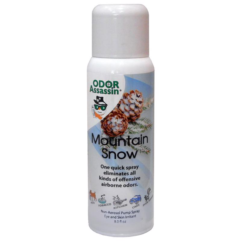 Odor Assassin 115615 Odor Eliminator Mountain Snow Scent 8 oz Liquid Pale Yellow