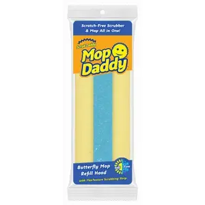 Scrub Daddy FG2500001004CS0EN06 Mop Daddy Butterfly Sponge Mop Refill