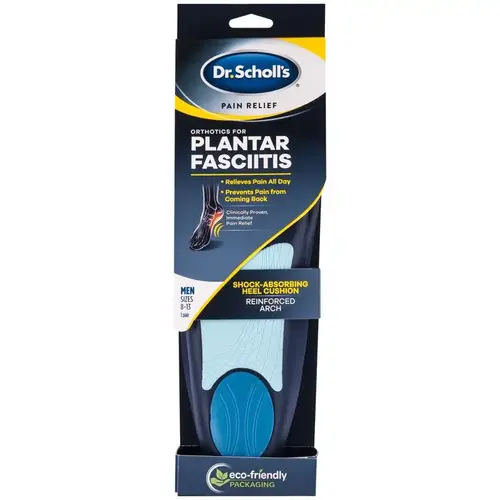 Insoles Plantar Fasciitis Men's 8-13 Blue Blue Pair Insoles Plantar Fasciitis Men's 8-13 Blue Blue Pair