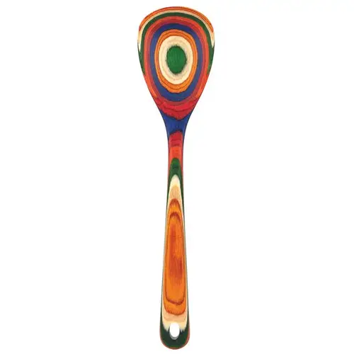 Mixing Spoon Baltique Multicolored Birch Wood Multicolored - pack of 6