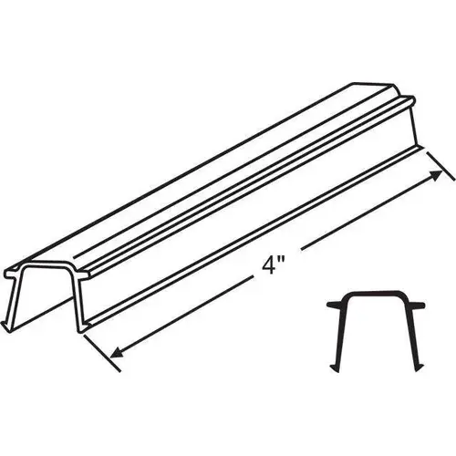 White Sash Stop 4in White Sash Stop 4in