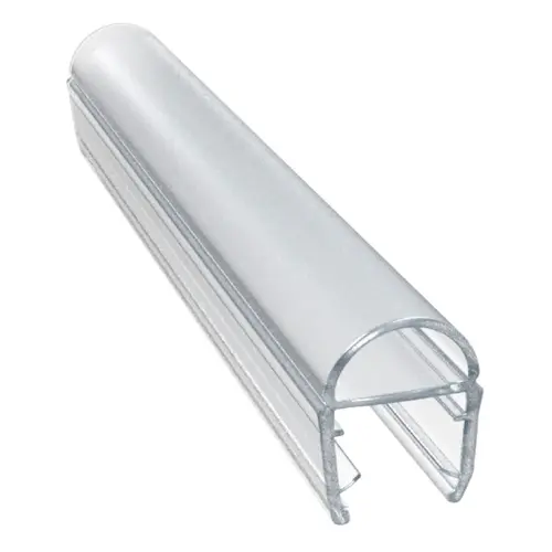 Translucent Polycarbonate 'U' Seal With Bulb 1/2" (12 mm) - 95" Stock Length - pack of 25