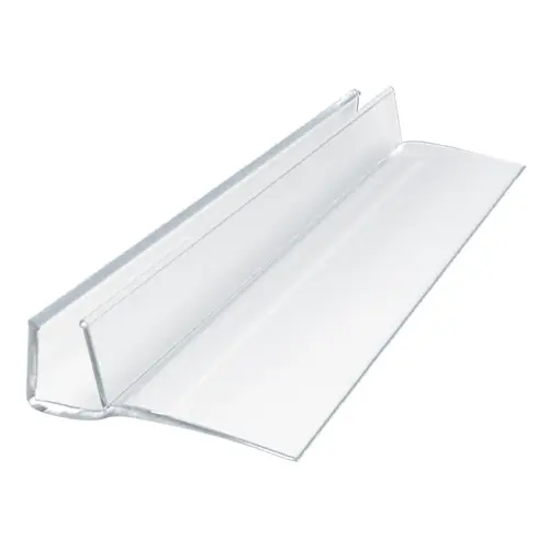 90-Degree Polycarbonate 'U' Seal With Vinyl Finseal 3/8" (10 mm) - 48" Stock Length 90-Degree Polycarbonate 'U' Seal With Vinyl Finseal 3/8" (10 mm) - 48" Stock Length