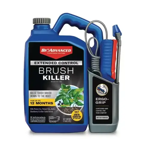 Extended Control Brush Killer, Liquid, Clear, 1.3 gal Bottle