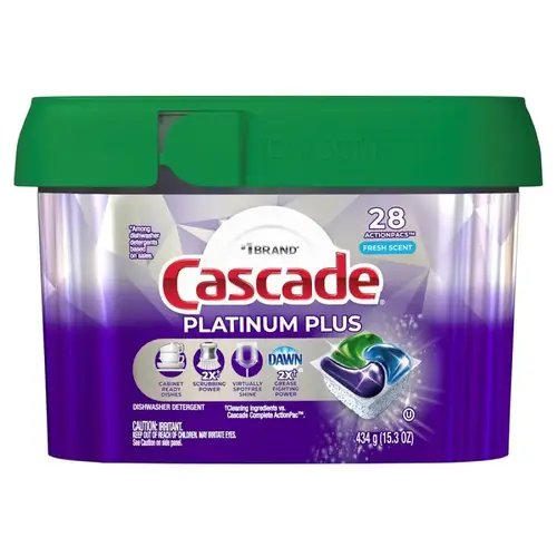 Dishwasher Detergent Platinum Plus Fresh Scent Pods 15.3 oz - pack of 168 Dishwasher Detergent Platinum Plus Fresh Scent Pods 15.3 oz - pack of 168