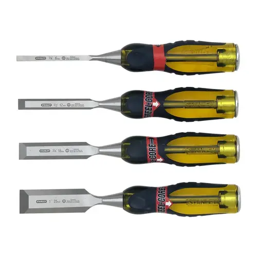 4-Piece Deluxe Steel Glaziers Chisel Set 4-Piece Deluxe Steel Glaziers Chisel Set