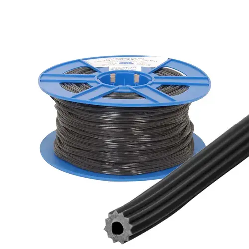 Black .140 Screen Retainer Spline - 500 Foot Roll