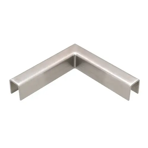316 Brushed Stainless 90 Degree Horizontal Corner for 11 Gauge Low Profile Cap Railings