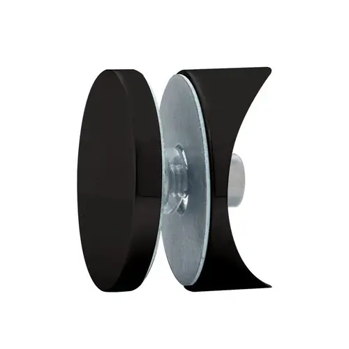 Oil Rubbed Bronze Hydroslide 180 Degree Glass-to-Sliding Track Connector Oil Rubbed Bronze Hydroslide 180 Degree Glass-to-Sliding Track Connector