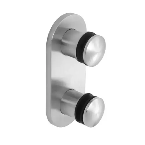 316 Brushed Stainless Steel Dome 2-3/8" Glass Rail Standoff Fitting with Mounting Plate 316 Brushed Stainless Steel Dome 2-3/8" Glass Rail Standoff Fitting with Mounting Plate