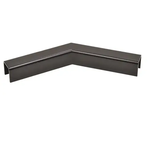 Matte Black 135 Degree Horizontal Corner for 11 Gauge Low Profile Cap Railings Matte Black 135 Degree Horizontal Corner for 11 Gauge Low Profile Cap Railings