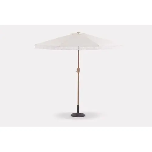 Umbrella 9 ft. Tiltable White Patio