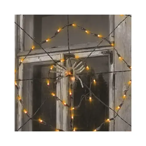 Orange Spider Web Lights, 5 Ft. Orange Spider Web Lights, 5 Ft.