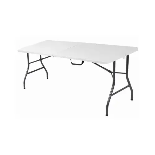 6-Ft. Deluxe Folding Table, White Resin Top, 30 x 72 In. 6-Ft. Deluxe Folding Table, White Resin Top, 30 x 72 In.