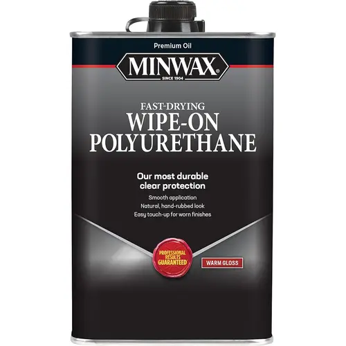 Wipe On Polyurethane, Warm Gloss, Clear, 1-Pt. Wipe On Polyurethane, Warm Gloss, Clear, 1-Pt.