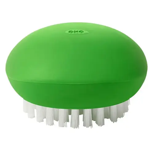 Vegetable Brush, 3.3 in OAL, Nylon Trim, Non-Slip Grip Handle, Nylon Handle Vegetable Brush, 3.3 in OAL, Nylon Trim, Non-Slip Grip Handle, Nylon Handle