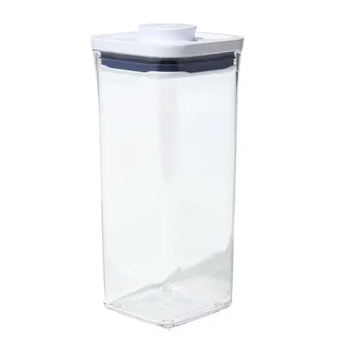 Good Grips POP Food Storage Container, Clear Plastic Square, 1.7 Qt. Good Grips POP Food Storage Container, Clear Plastic Square, 1.7 Qt.
