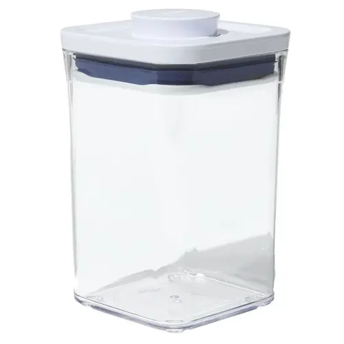 POP Food Container, 1.1 qt Capacity, Plastic, Clear, 4.3 in L, 4.3 in W, 6.3 in H POP Food Container, 1.1 qt Capacity, Plastic, Clear, 4.3 in L, 4.3 in W, 6.3 in H