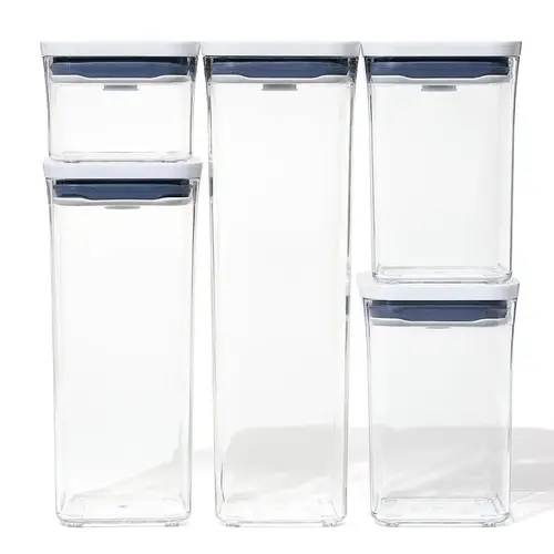 Good Grips POP Food Storage Container Set (5-Piece) Clear