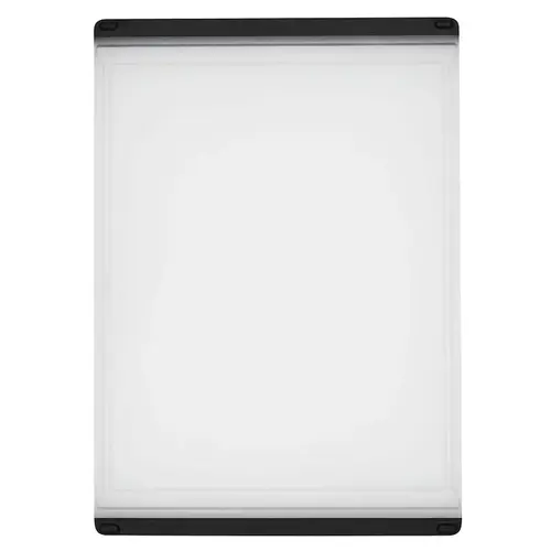 Utility Cutting Board Good Grips 14.75" L X 10.5" W X 0.5" Plastic White Utility Cutting Board Good Grips 14.75" L X 10.5" W X 0.5" Plastic White