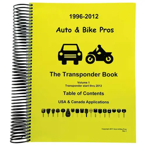 Transponder Book by Josh Heath - Volume 1