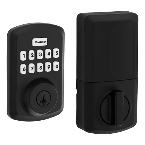 Powerbolt 250 Keypad Electric Lock, 622/514 Matte Black Powerbolt 250 Keypad Electric Lock, 622/514 Matte Black