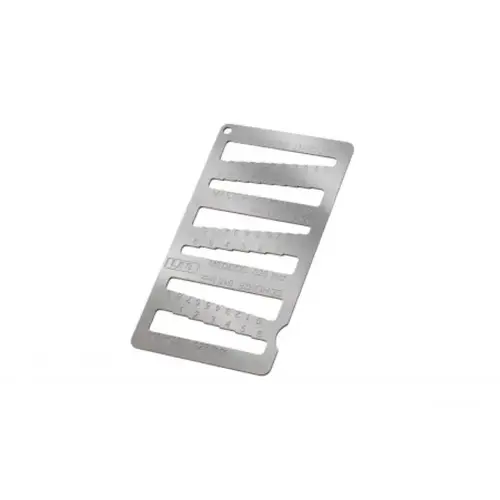 6" 1 Key Gauge Stainless Steel, Schlage, Kwikset, Medeco, Yale, Master and Sargent