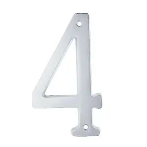 U Need Hardware HN004-4-26 House Number-4