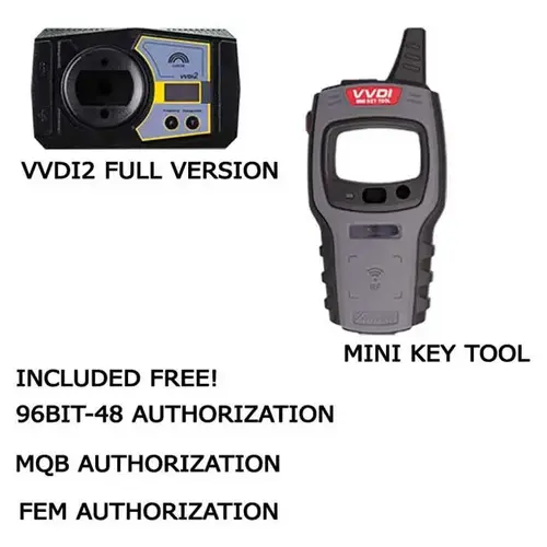 VVDI2 With All Authorizations and Mini Key Tool VVDI2 With All Authorizations and Mini Key Tool