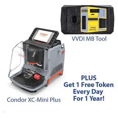 Condor XC-Mini Plus Key Cutting Machine plus VVDI MB BGA Tool Condor XC-Mini Plus Key Cutting Machine plus VVDI MB BGA Tool