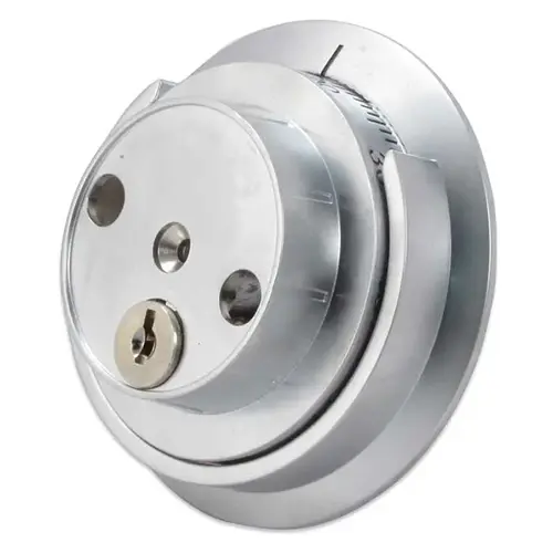 Mechanical Key Locking Top View Dial & Ring - Metal - Bright Chrome Mechanical Key Locking Top View Dial & Ring - Metal - Bright Chrome