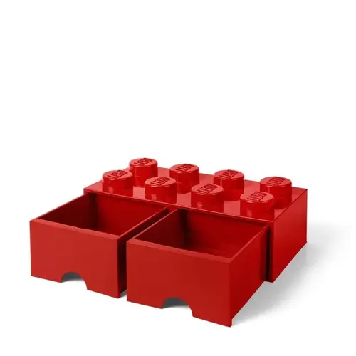 Storage Brick Drawer Polypropylene Red 3 pc Red Storage Brick Drawer Polypropylene Red 3 pc Red