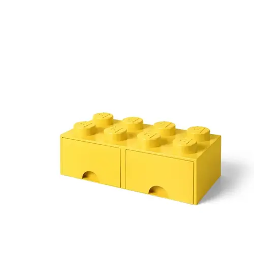 Storage Brick Drawer Plastic Yellow 3 pc Yellow - pack of 3 Storage Brick Drawer Plastic Yellow 3 pc Yellow - pack of 3