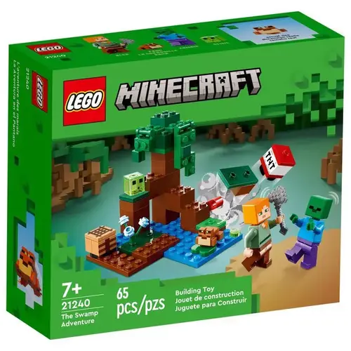 Swamp Adventures Minecraft Plastic Multicolored 65 pc Multicolored - pack of 5