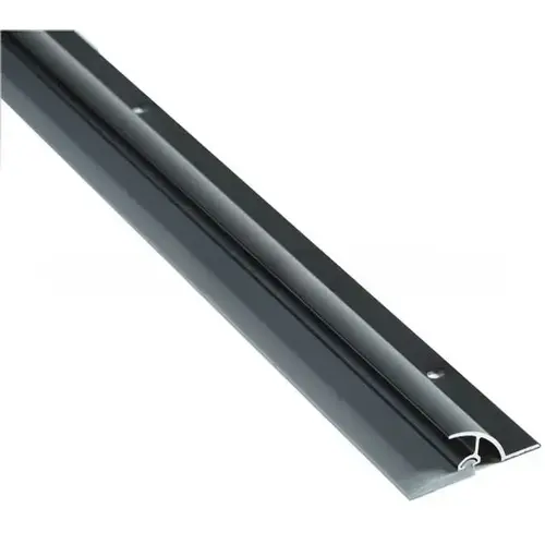 36" Vinyl Door Sweep with Drip Cap Dark Bronze Finish 36" Vinyl Door Sweep with Drip Cap Dark Bronze Finish