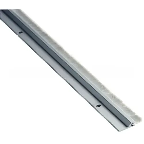 48" Brush Seal or Sweep Clear Anodized Aluminum Finish 48" Brush Seal or Sweep Clear Anodized Aluminum Finish