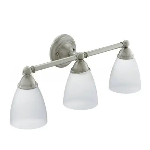 Brantford Triple Globe Bath Light Brushed Nickel Finish Brantford Triple Globe Bath Light Brushed Nickel Finish