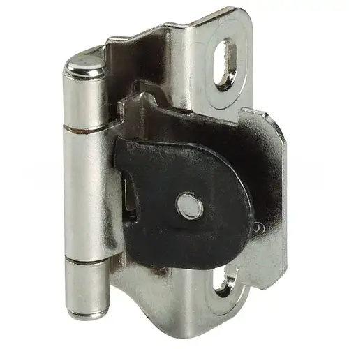 Demountable Cabinet Hinges 1/4" Overlay Single Nickel